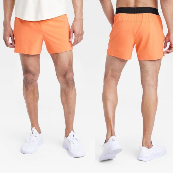 all in motion Shorts All In Motion Mens Lined Run Shorts 5 Spice